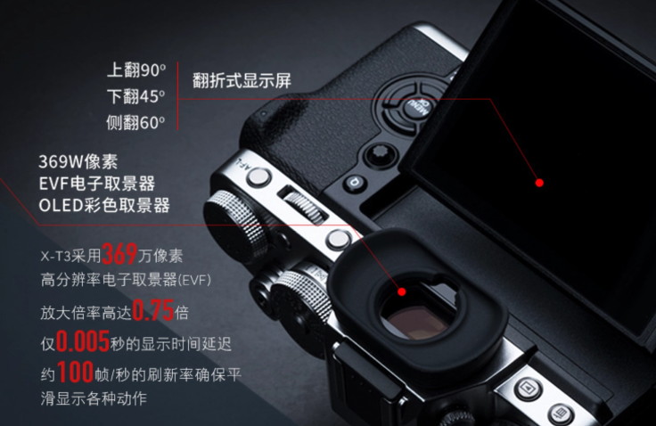 富士 X-T5 相机新爆料：砍掉侧翻屏，回归 X-T3 样式三向翻折屏 第2张