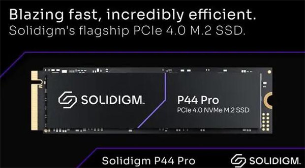 Solidigm推出P44 Pro PCIe 4.0 SSD：可达7000 MB/s，低功耗设计 第1张