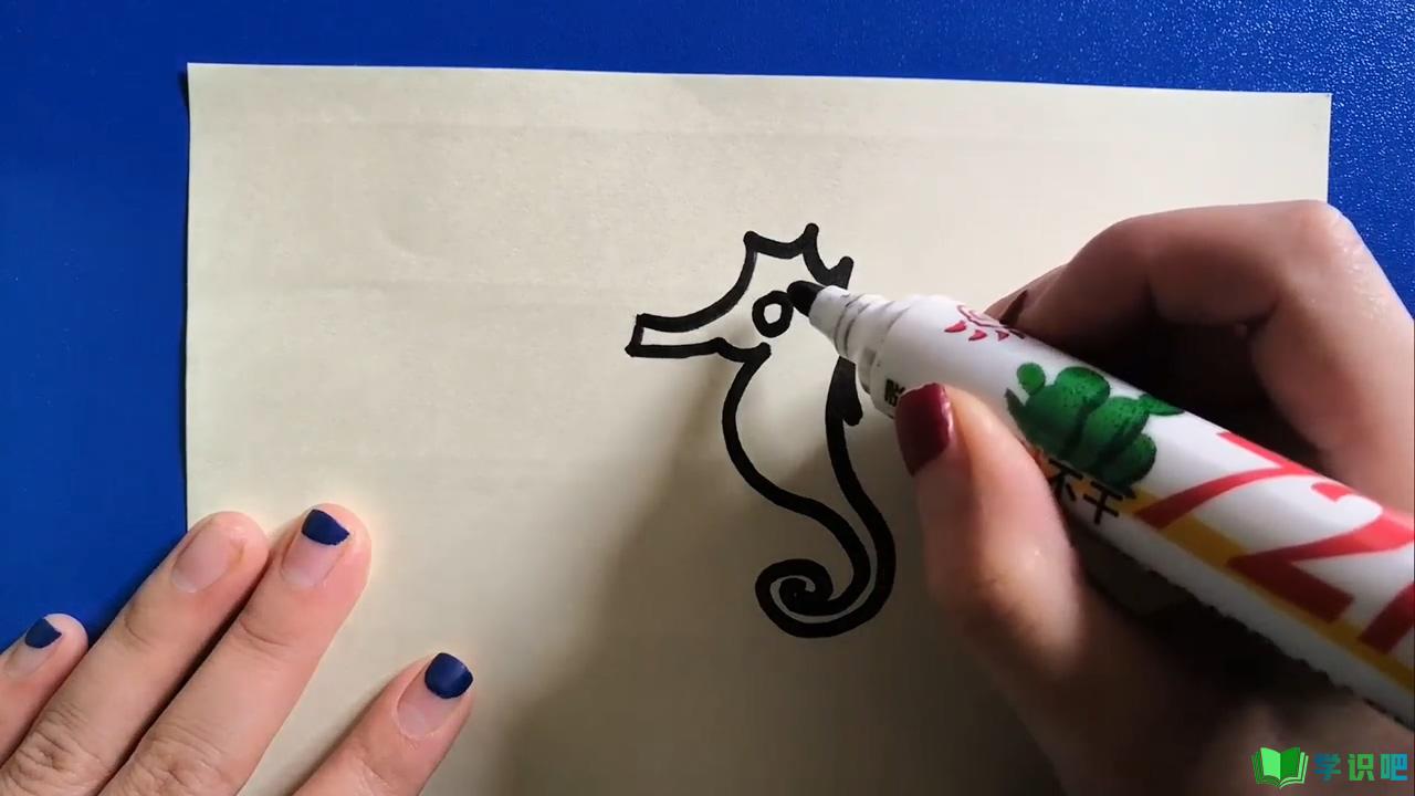 海马的简笔画如何画？