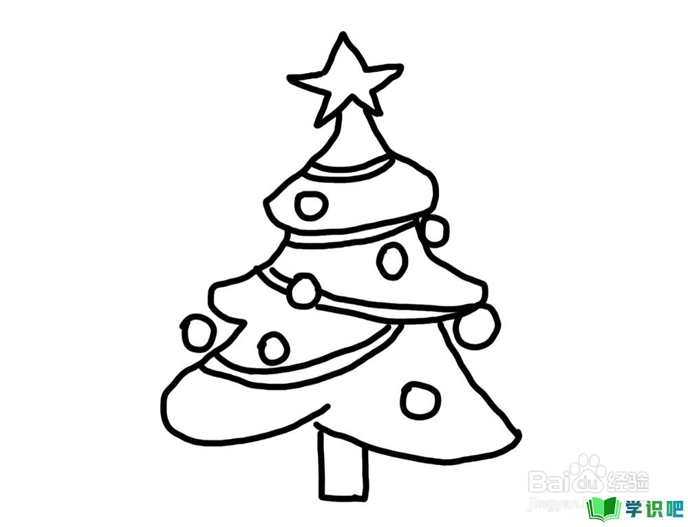 怎么画儿童简笔画圣诞树？ 第1张