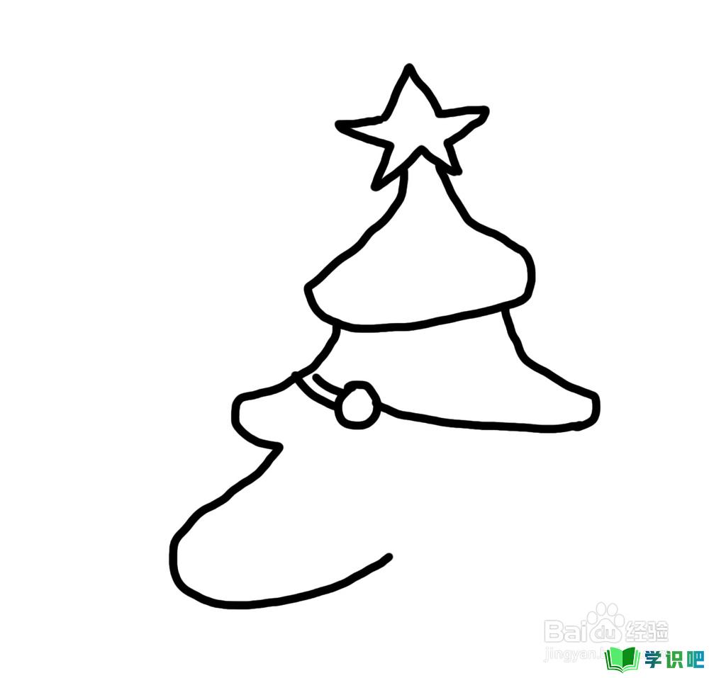 怎么画儿童简笔画圣诞树？ 第4张