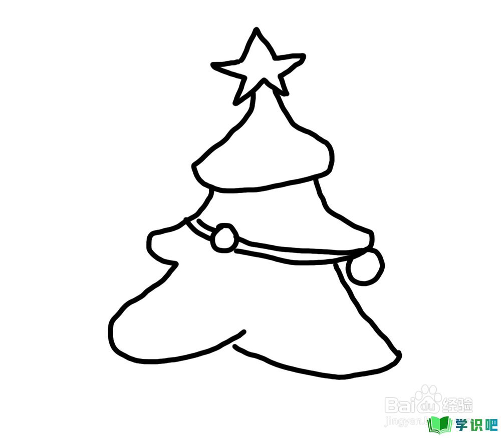 怎么画儿童简笔画圣诞树？ 第6张