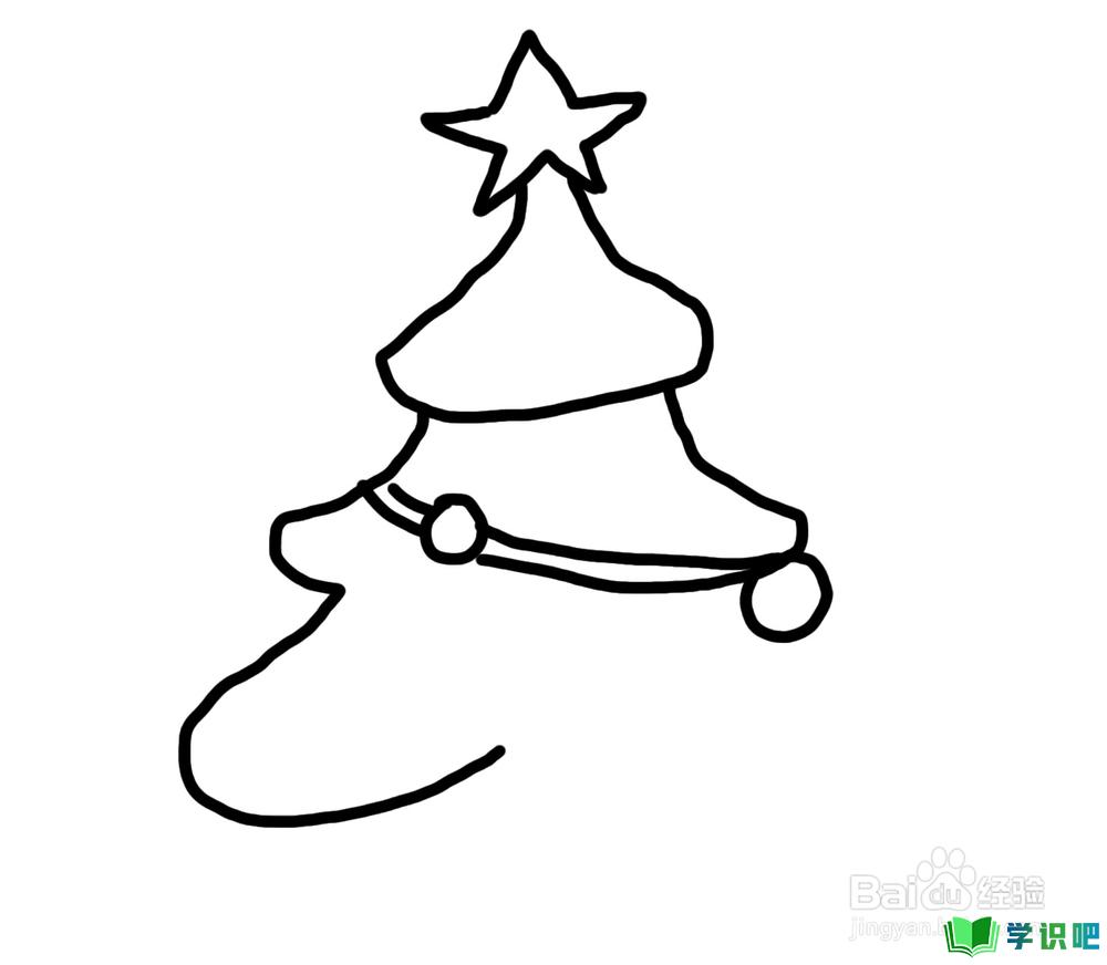 怎么画儿童简笔画圣诞树？ 第5张