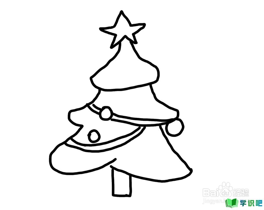 怎么画儿童简笔画圣诞树？ 第8张