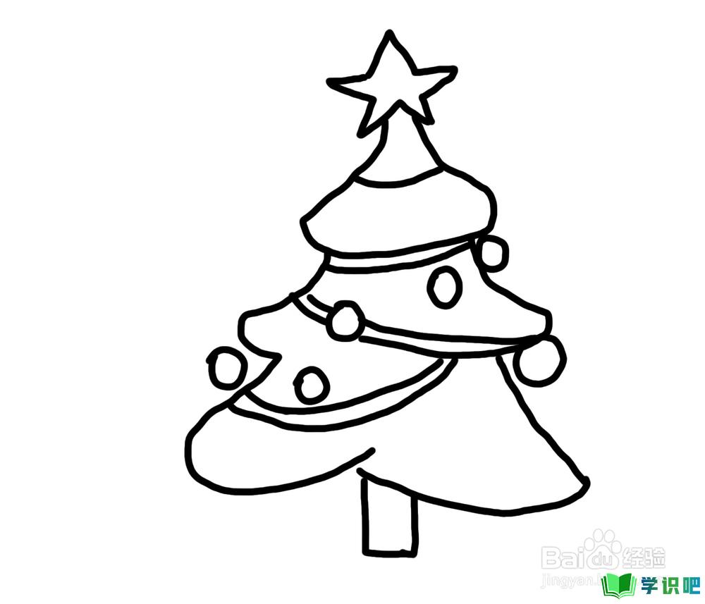 怎么画儿童简笔画圣诞树？ 第10张