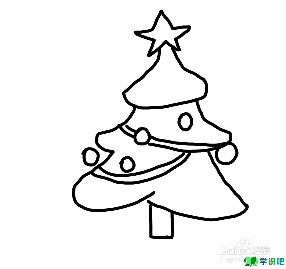 怎么画儿童简笔画圣诞树？ 第9张