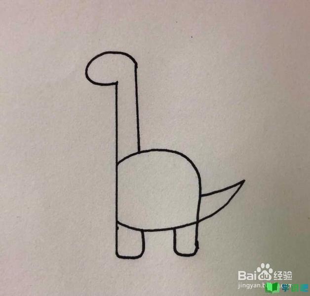 怎么画恐龙的简笔画？