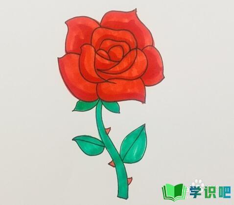 玫瑰花的简笔画怎么画？ 第1张