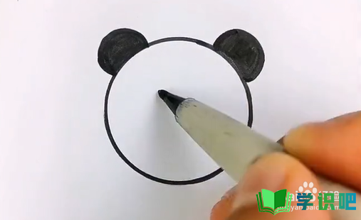 熊猫简笔画怎么画？