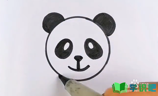 熊猫简笔画怎么画？