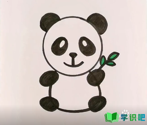 熊猫简笔画怎么画？ 第6张