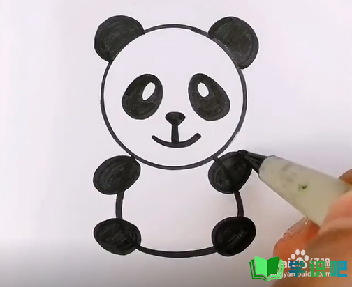 熊猫简笔画怎么画？ 第5张