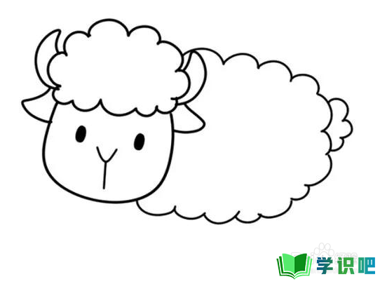 羊的简笔画怎么画？ 第5张