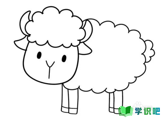 羊的简笔画怎么画？ 第6张
