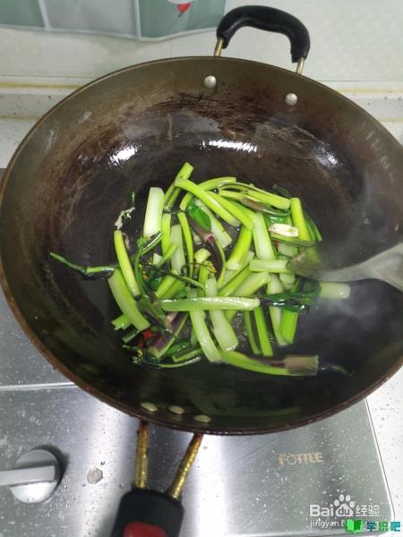 清炒红菜苔怎么做好吃？ 第6张