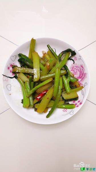 清炒红菜苔怎么做好吃？ 第8张
