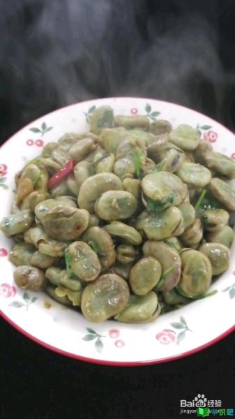干煸蚕豆怎么做好吃？